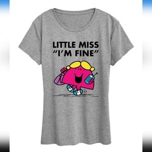 Little Miss "I'm Fine" Graphic T-shirt